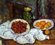 Paul Cezanne Cherries and Peaches oil painting artist